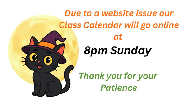 October Class Schedule Coming Soon!